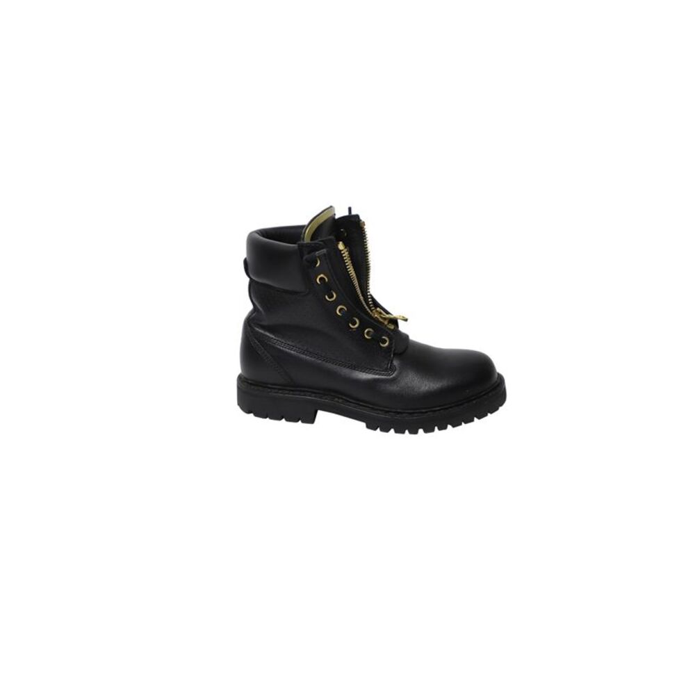Balmain Taiga Ankle Boots in Black Leather